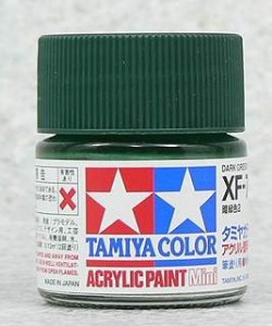 TAMIYA 壓克力系水性漆 10ml 暗綠色2 日本海